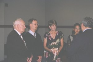 Stewart Olson, my husband's Best Man during our ceremony.