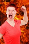 Angry woman